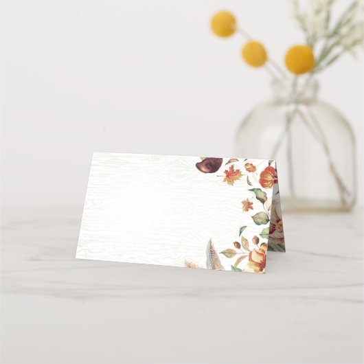 秋収穫宝結婚宝 プレイスカード (正面)