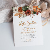 秋収穫感謝祭 招待状