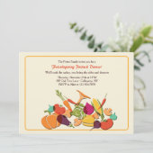 秋収穫招待状 招待状 (スタンド正面)