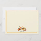 秋収穫招待状 招待状 (裏面)