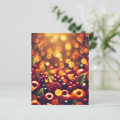 秋収穫果実《写真》ぼけ味スクラップブック紙シート (スタンド正面)