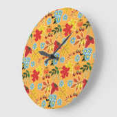 秋収穫様式 ラージ壁時計 (傾斜)