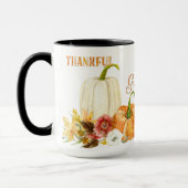 秋収穫秋の季節のホームデコールウォーター色 マグカップ (左)