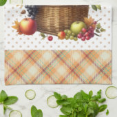 秋収穫籠キッチンタオル キッチンタオル (折り畳み)