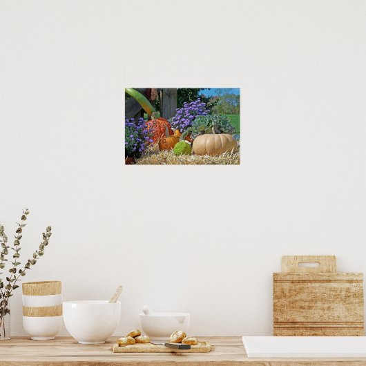 秋収穫 ポスター (キッチン)