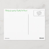 秋収穫 ポストカード (裏面)