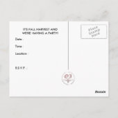 秋収穫：幽霊ツリー ポストカード (裏面)