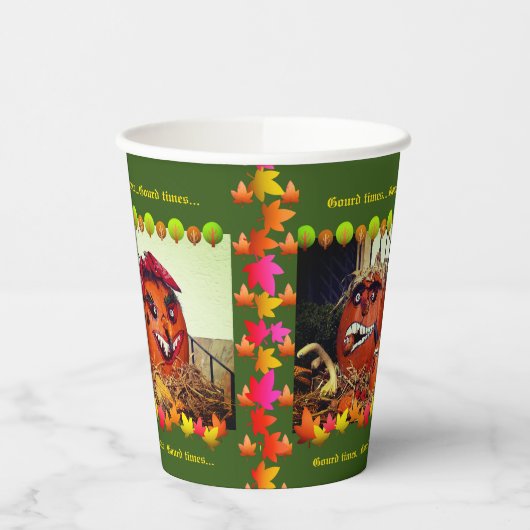 秋収穫 紙コップ (左)