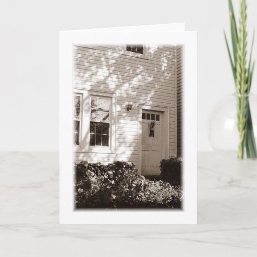 秋口あいさつ空白のきカード カード (正面)