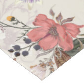 秋口継ぎ目の花模様 テーブルクロス (アングル)