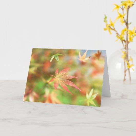 秋名刺 カード (黄色い花)