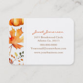 秋名刺 名刺 (裏面)