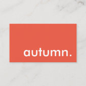 秋名刺 名刺 (正面)