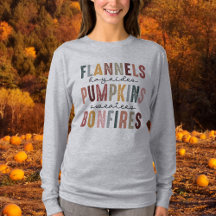 秋味トレンディーグラフィック長袖