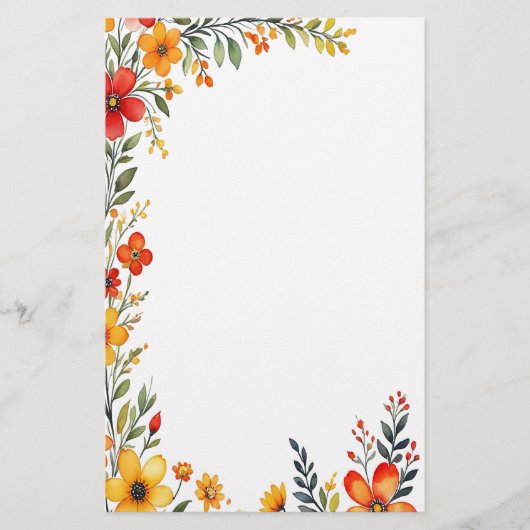 秋咲 便箋 (正面)