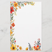 秋咲 便箋 (裏面)