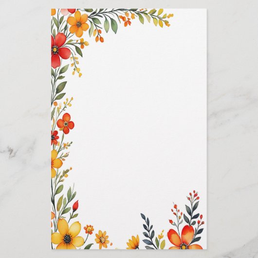 秋咲 便箋 (裏面)