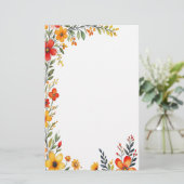 秋咲 便箋 (スタンド正面)