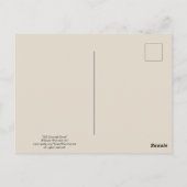 秋回転木馬馬スケッチポストカード ポストカード (裏面)