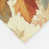 秋型デザイン フリースブランケット (角)