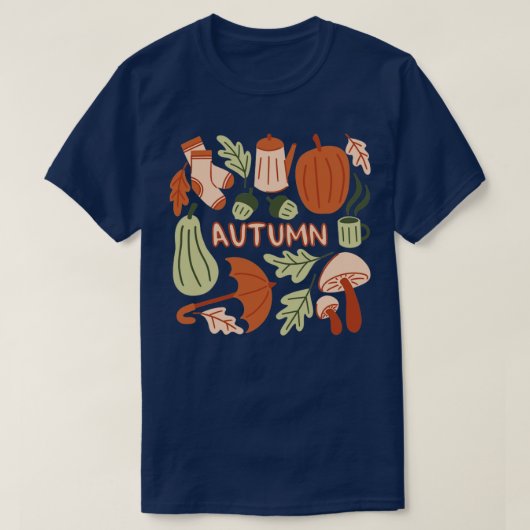秋型 Tシャツ (デザイン正面)