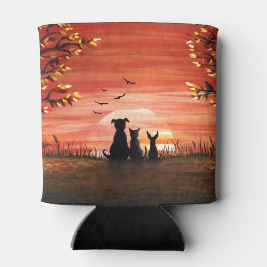 秋夕日 缶クーラー (裏面)