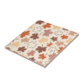 秋天然デザイン、秋のカエデの葉 タイル (側面)