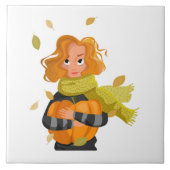 秋女 タイル (正面)