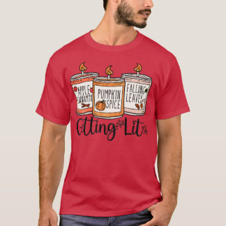 秋好きがキャンドルシーズンに点灯 Tシャツ