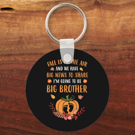 秋妊娠の発表の兄弟秋 キーホルダー (正面)