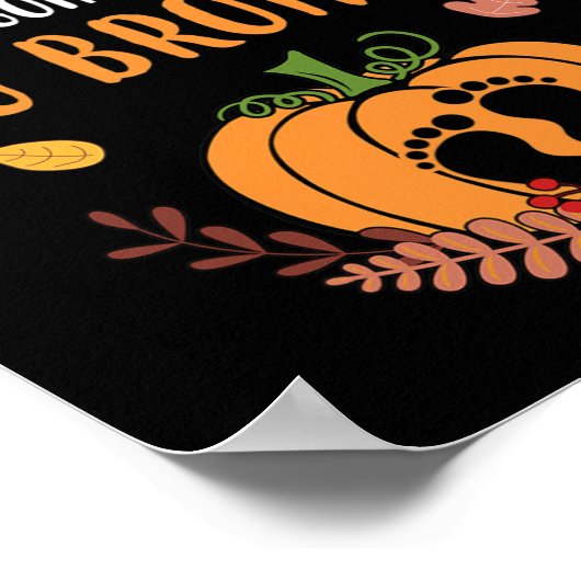 秋妊娠の発表の兄弟秋 ポスター (角)