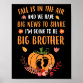 秋妊娠の発表の兄弟秋 ポスター (正面)