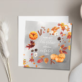 秋妊娠告知 招待状