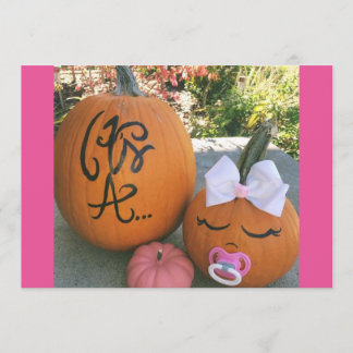 秋妊娠告知 案内状