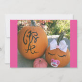 秋妊娠告知 案内状 (正面)