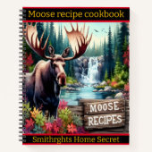 秋威厳のあるの穏やかな滝で息を呑む ノートブック (正面)