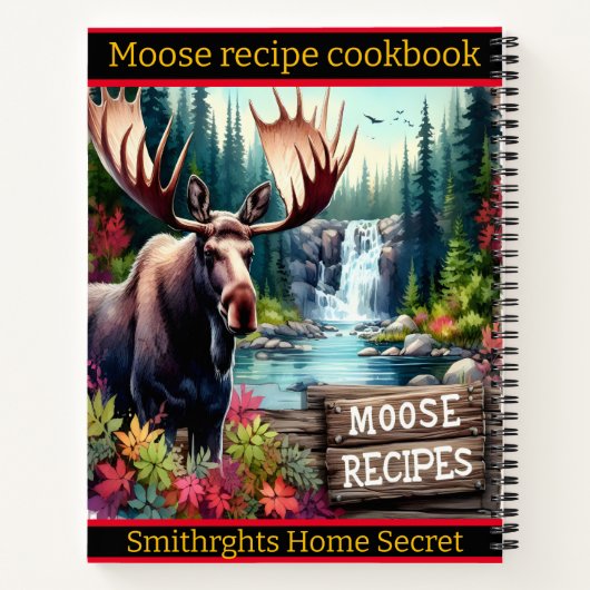 秋威厳のあるの穏やかな滝で息を呑む ノートブック (裏面)