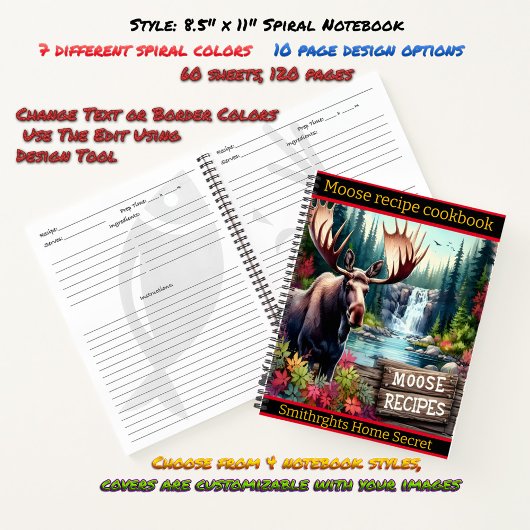 秋威厳のあるの穏やかな滝で息を呑む ノートブック