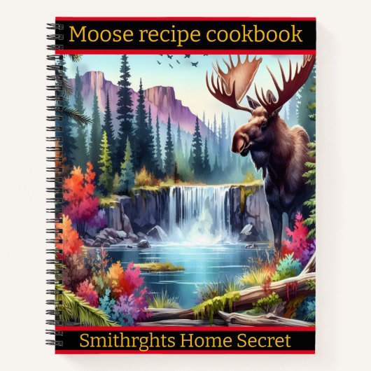 秋威厳のあるの穏やかな滝の近くを歩く ノートブック (正面)