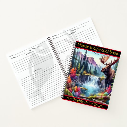 秋威厳のあるの穏やかな滝の近くを歩く ノートブック (内部)