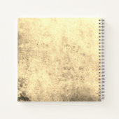 秋季イエローローズヴィンテージ ノートブック (裏面)