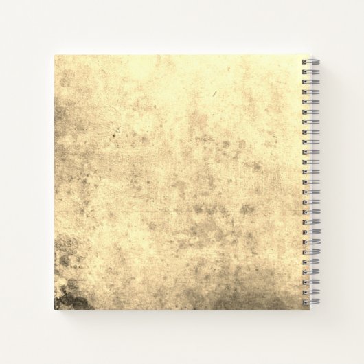 秋季イエローローズヴィンテージ ノートブック (裏面)