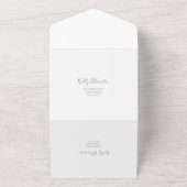 秋季パンパスグラス誕生日 オールインワン招待状 (外側)