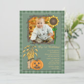 秋季フォト招待状 招待状 (スタンド正面)