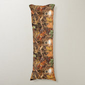 秋季場面白い尾シカで強く反対して下さい ボディピロー (正面縦)