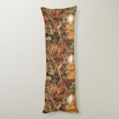 秋季場面白い尾シカで強く反対して下さい ボディピロー (裏面 (縦))