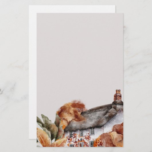 秋季文房具 便箋 (正面/裏面)