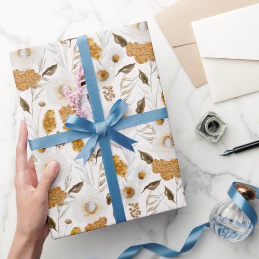 秋季模様 ラッピングペーパー (ギフト)