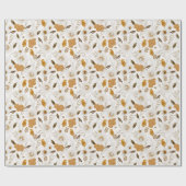 秋季模様 ラッピングペーパー (フラット)