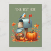 秋季節毎のメールボックス追加メッセージ ポストカード (正面)